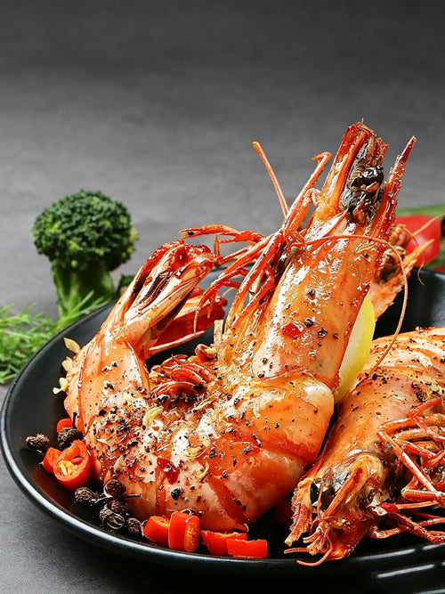 Frozen Giant Black Tiger Prawns